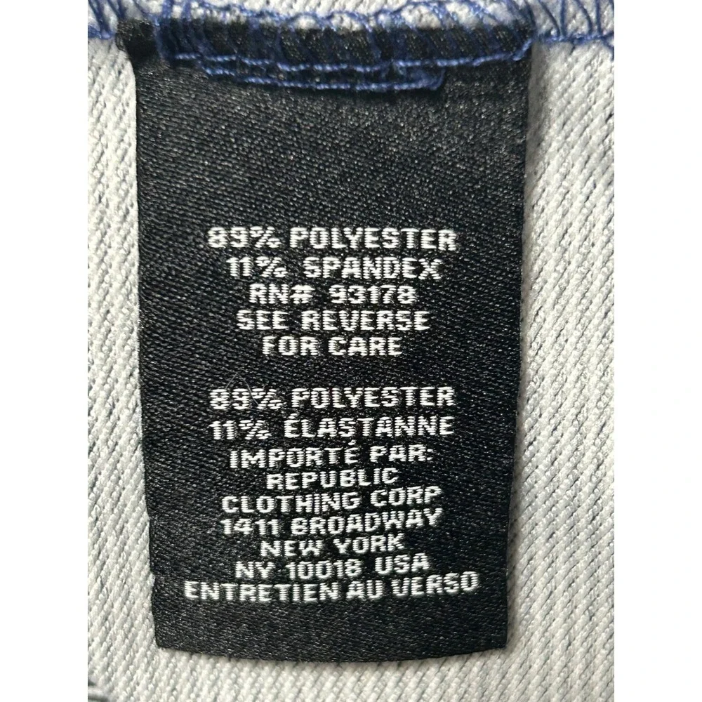Magaschoni Mens XL Blue Micro Stripe Quarter Zip Pullover Long Sleeve Shirt - CJ